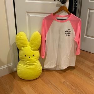 Pink/White ASSC Longsleeve Tee